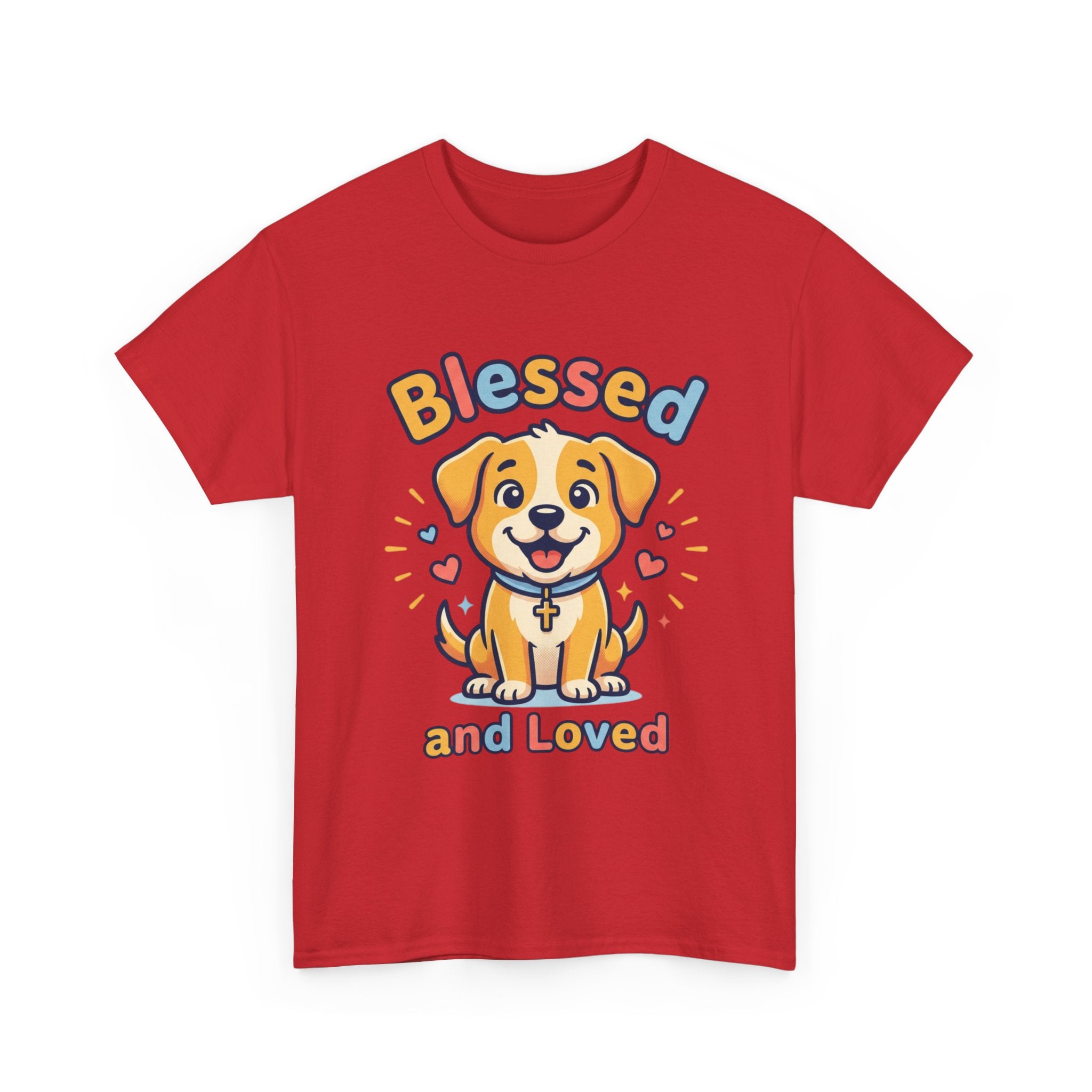 Blessed and Loved Puppy T-Shirt — Cute Dog Graphic Tee for Pet Lovers