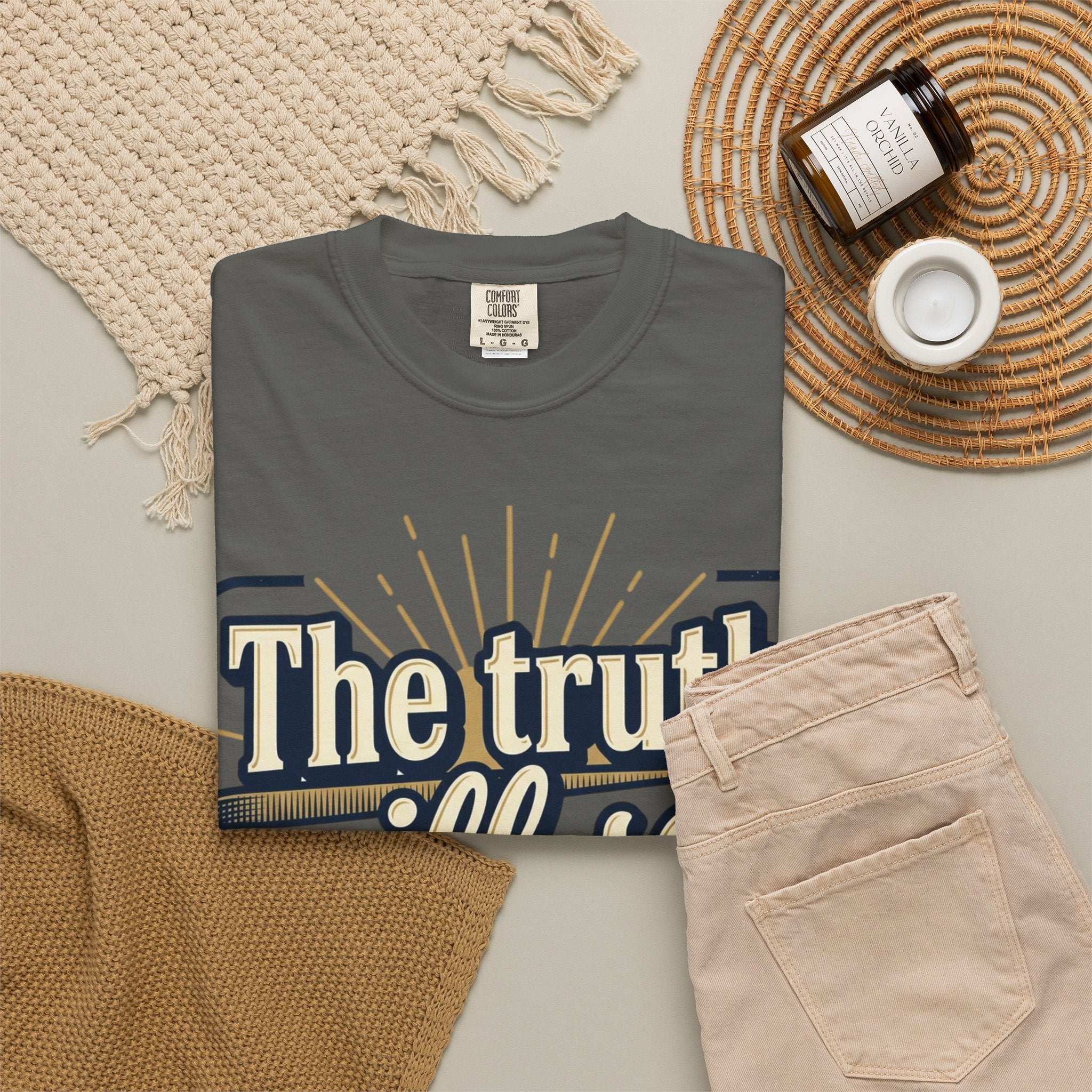 T-Shirt — "The Truth Will Set You Free" Inspirational Graphic Tee