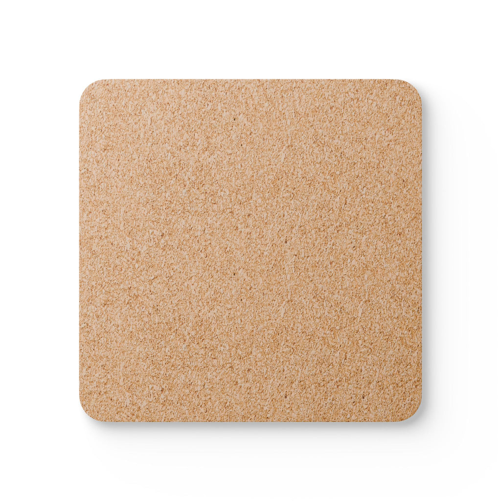 "Faith over Fear" Cork Coaster Set – 'Come as You Are' Retro Door & Heart Drink Coasters