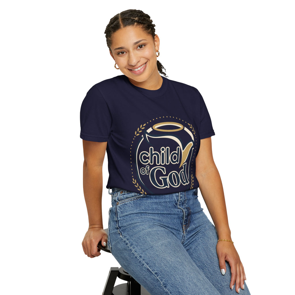 Child of God T‑Shirt — Faith Christian Tee with Dove & Halo