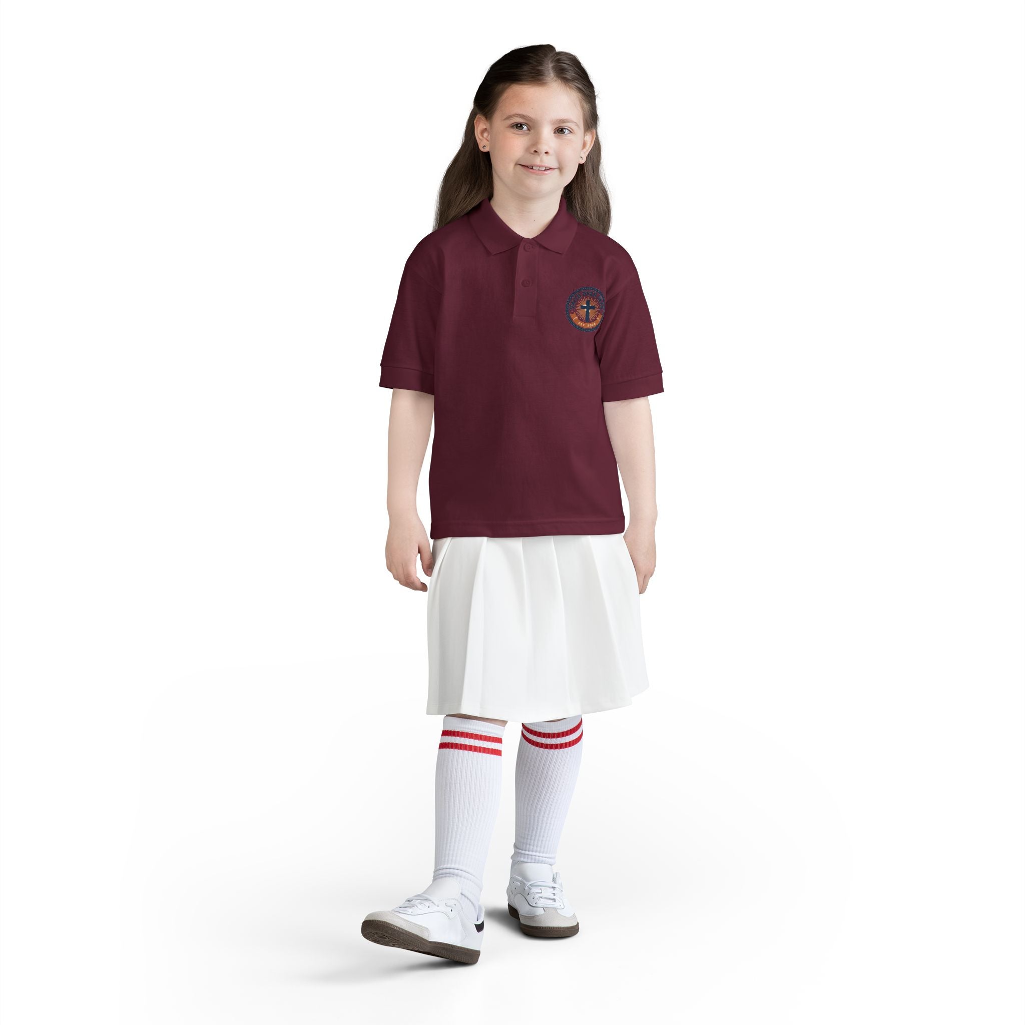 Faith over Fear design Youth Polo