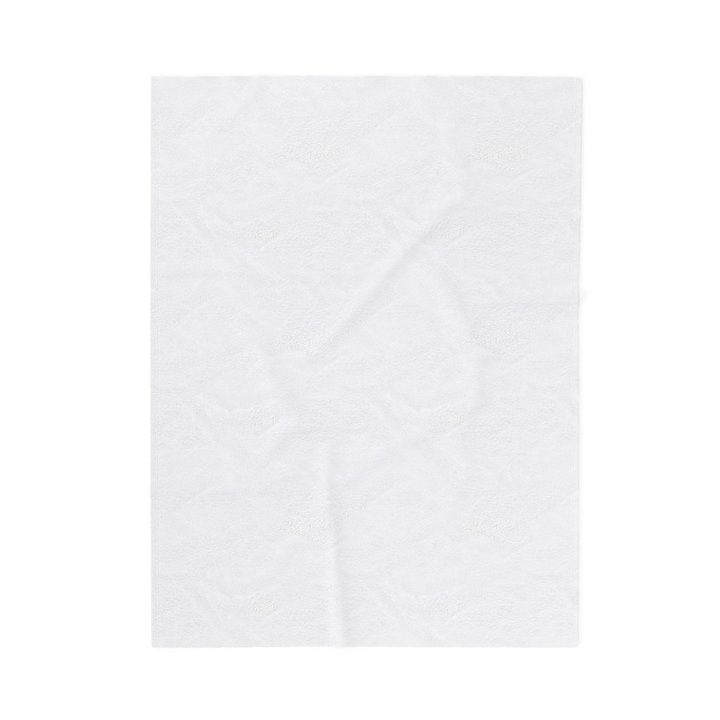 Jesus Velveteen Blanket | Monochrome Religious Throw