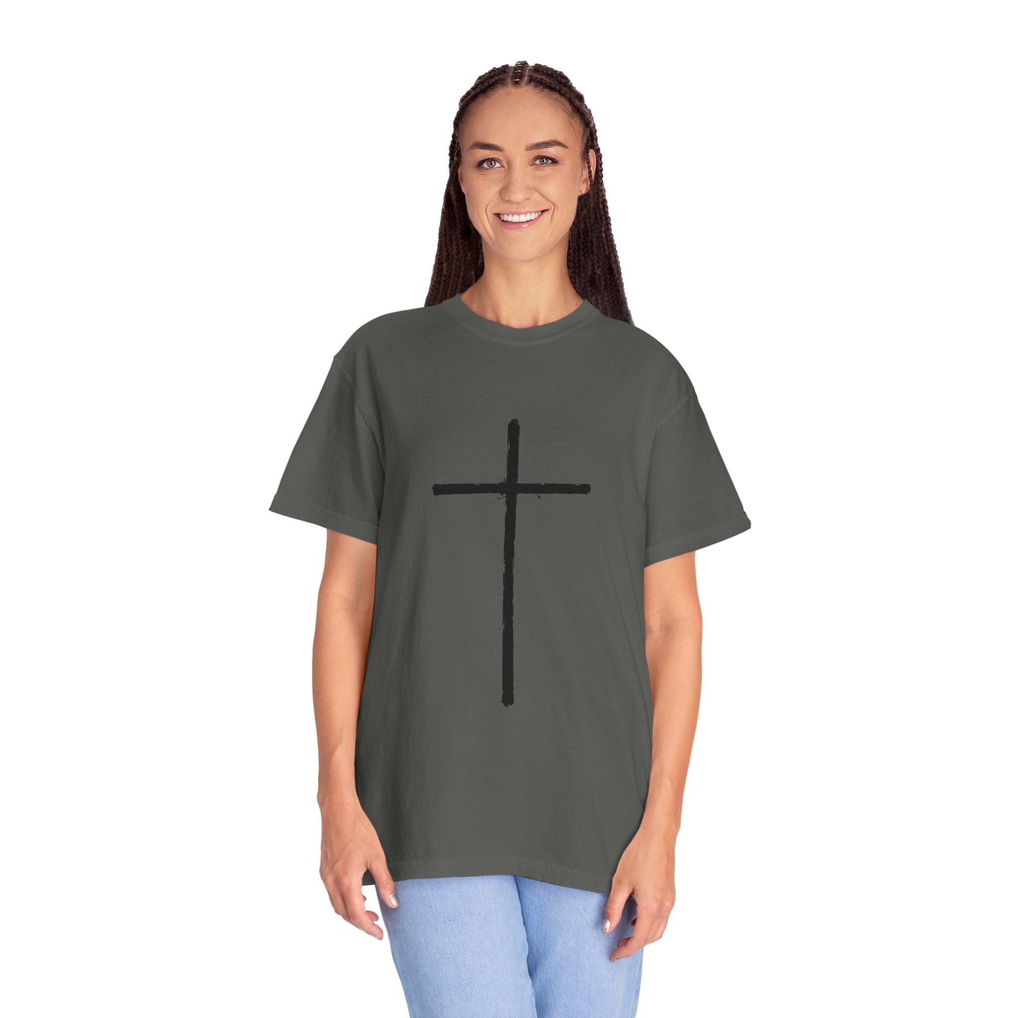 Cross T-shirt | Religious Gothic Faith Design