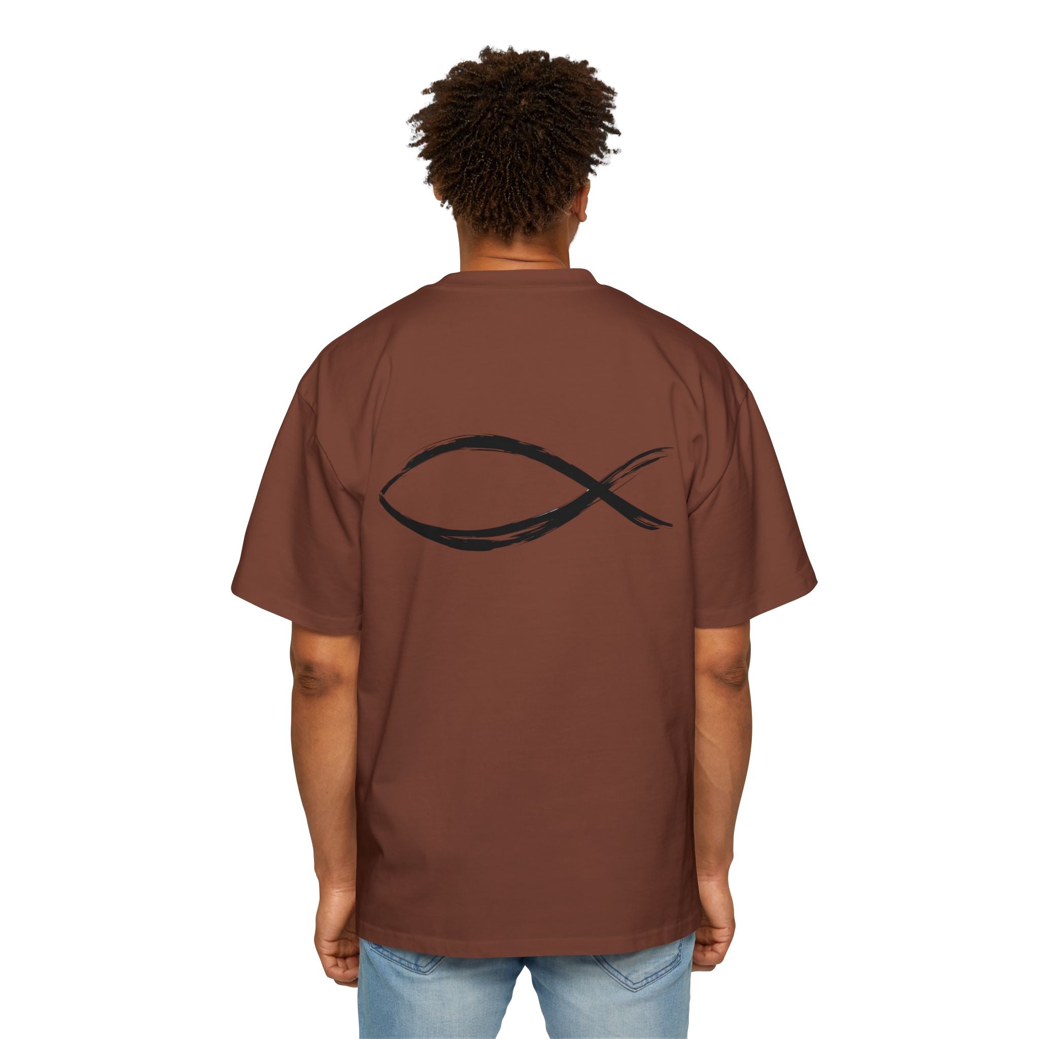 Fish Christian Symbol| Grunge Christian Tee