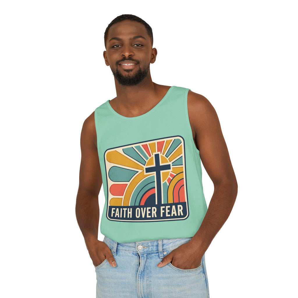 Faith over Fear tank top | Christian faith apparel