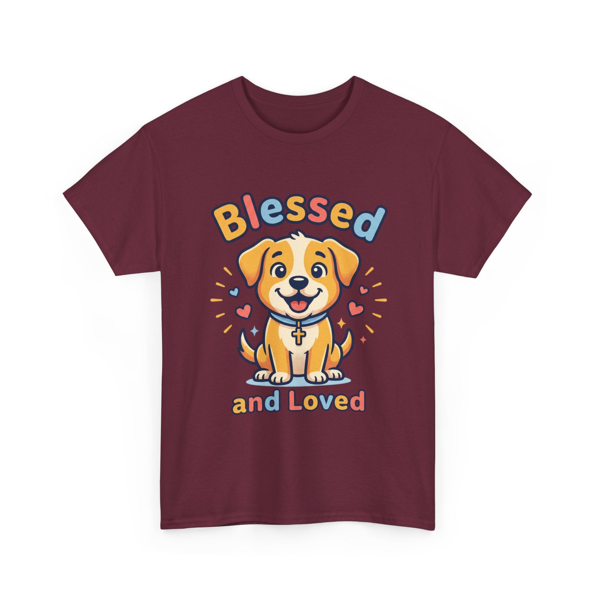 Blessed and Loved Puppy T-Shirt — Cute Dog Graphic Tee for Pet Lovers