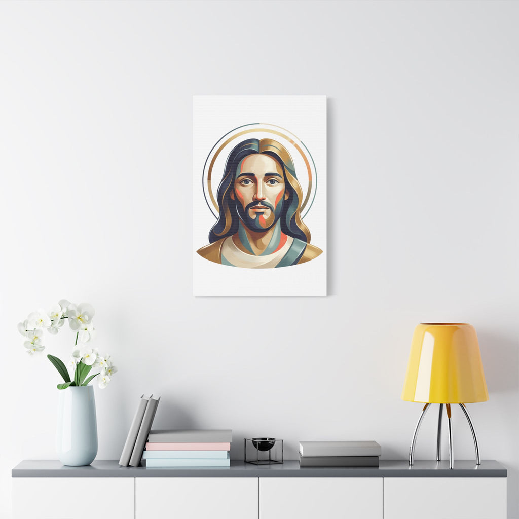 Jesus Portrait Satin Canvas