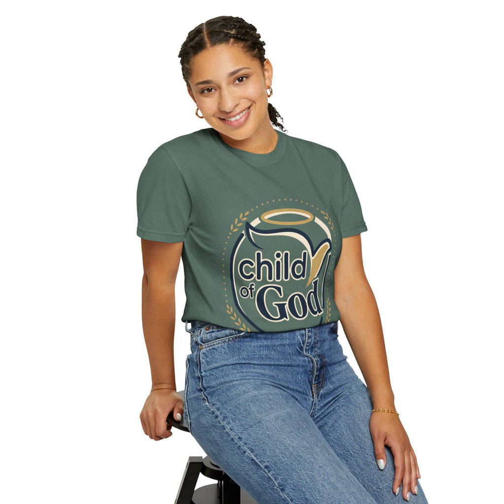 Child of God T‑Shirt — Faith Christian Tee with Dove & Halo