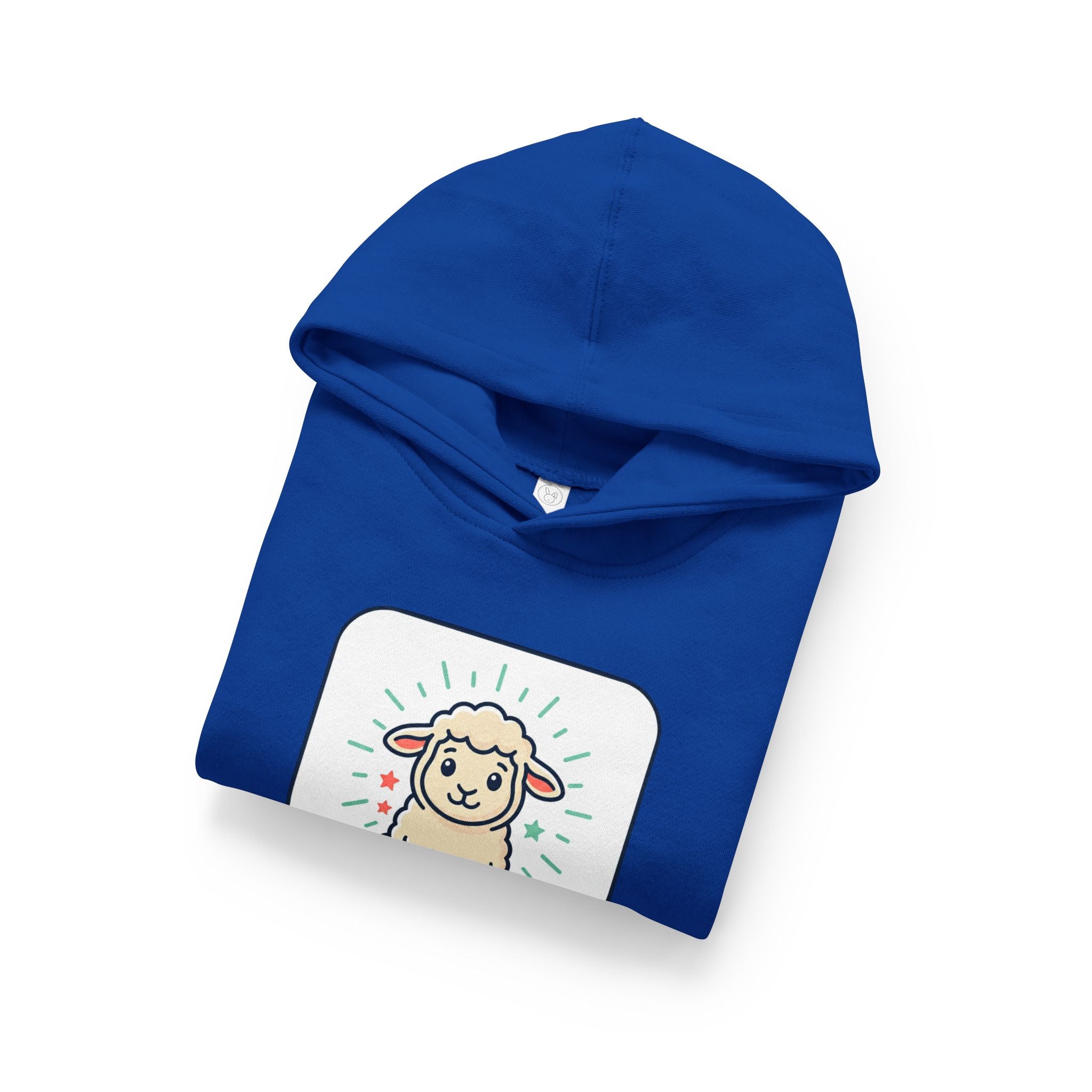 Loved & Blessed Lamb toddler hoodie | Cute lamb illustration pullover