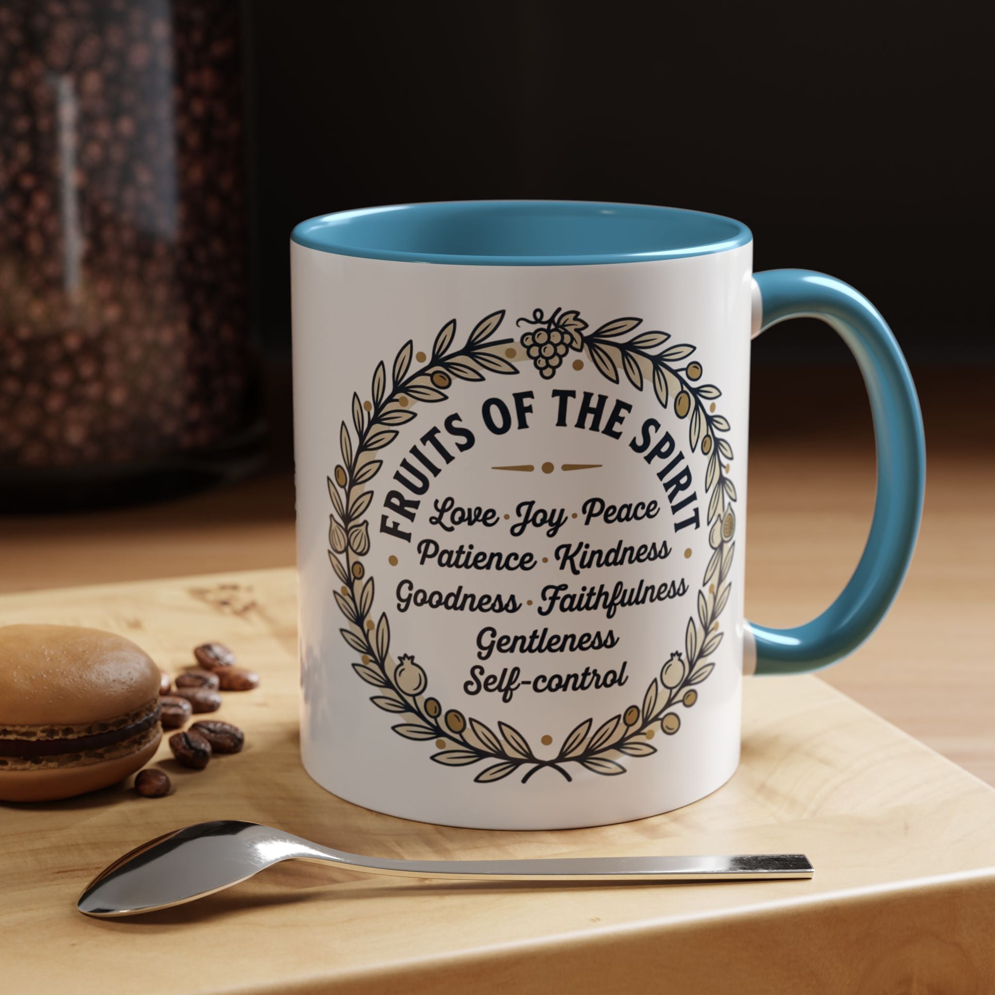 Fruits of the spirit Script Mug | Accent Coffee Mug