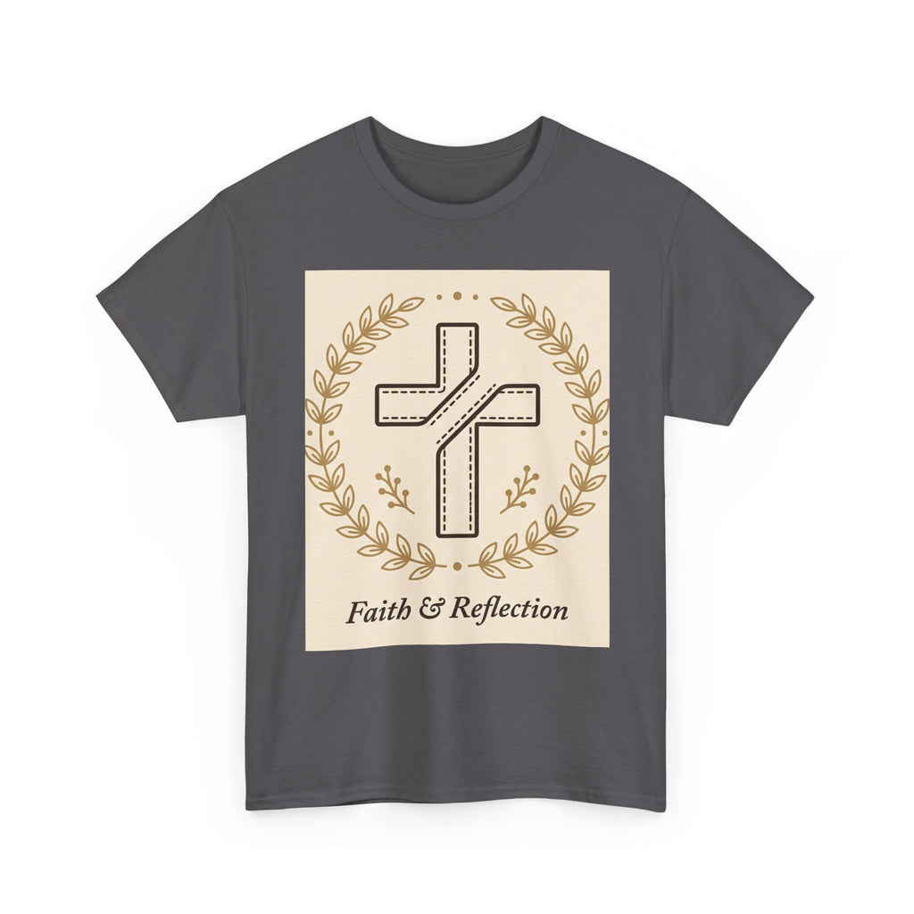 Faith & Reflection Cross T-Shirt | Christian Scripture Tee