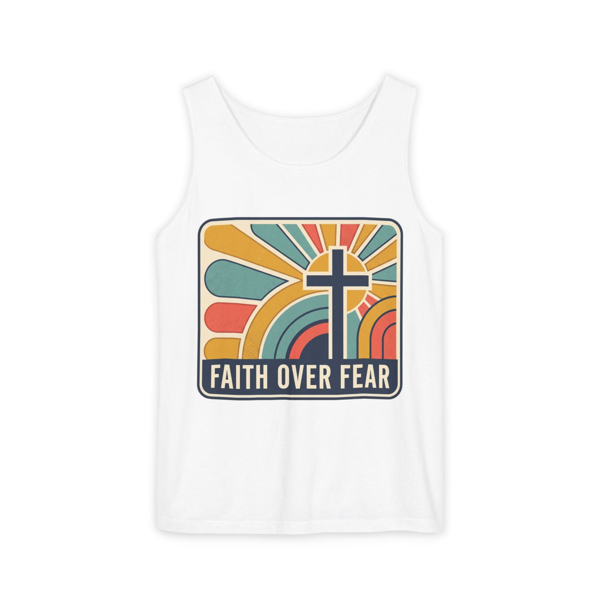 Faith over Fear tank top | Christian faith apparel