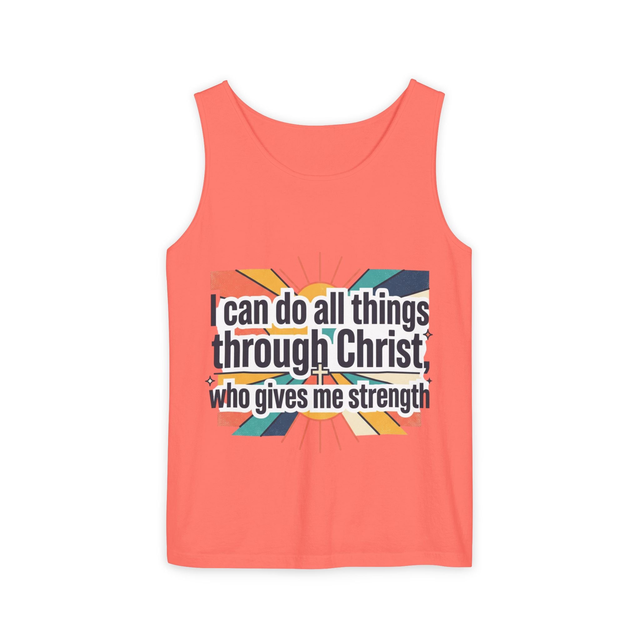 I can do all things tank top | Christian faith apparel