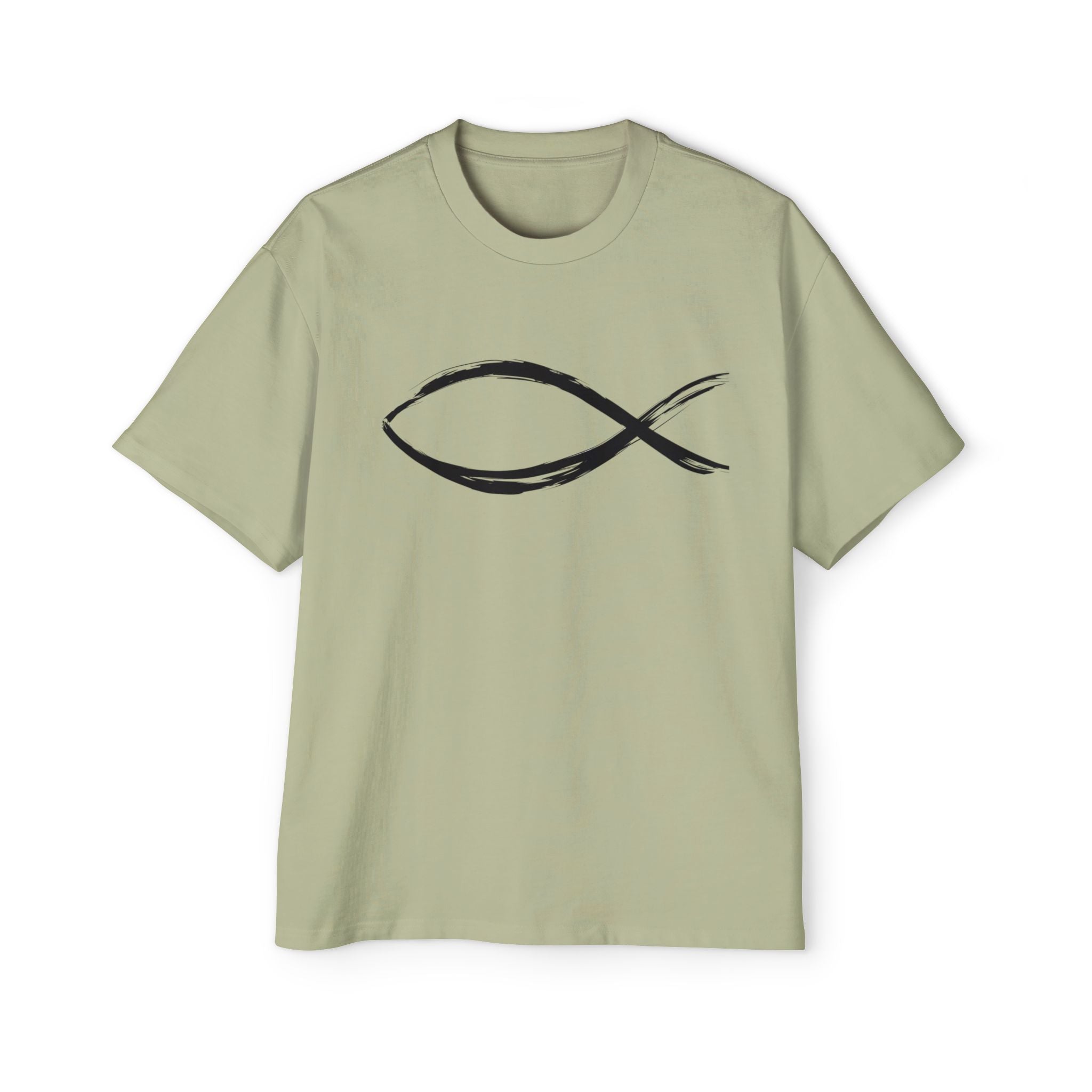 Fish Christian Symbol| Grunge Christian Tee
