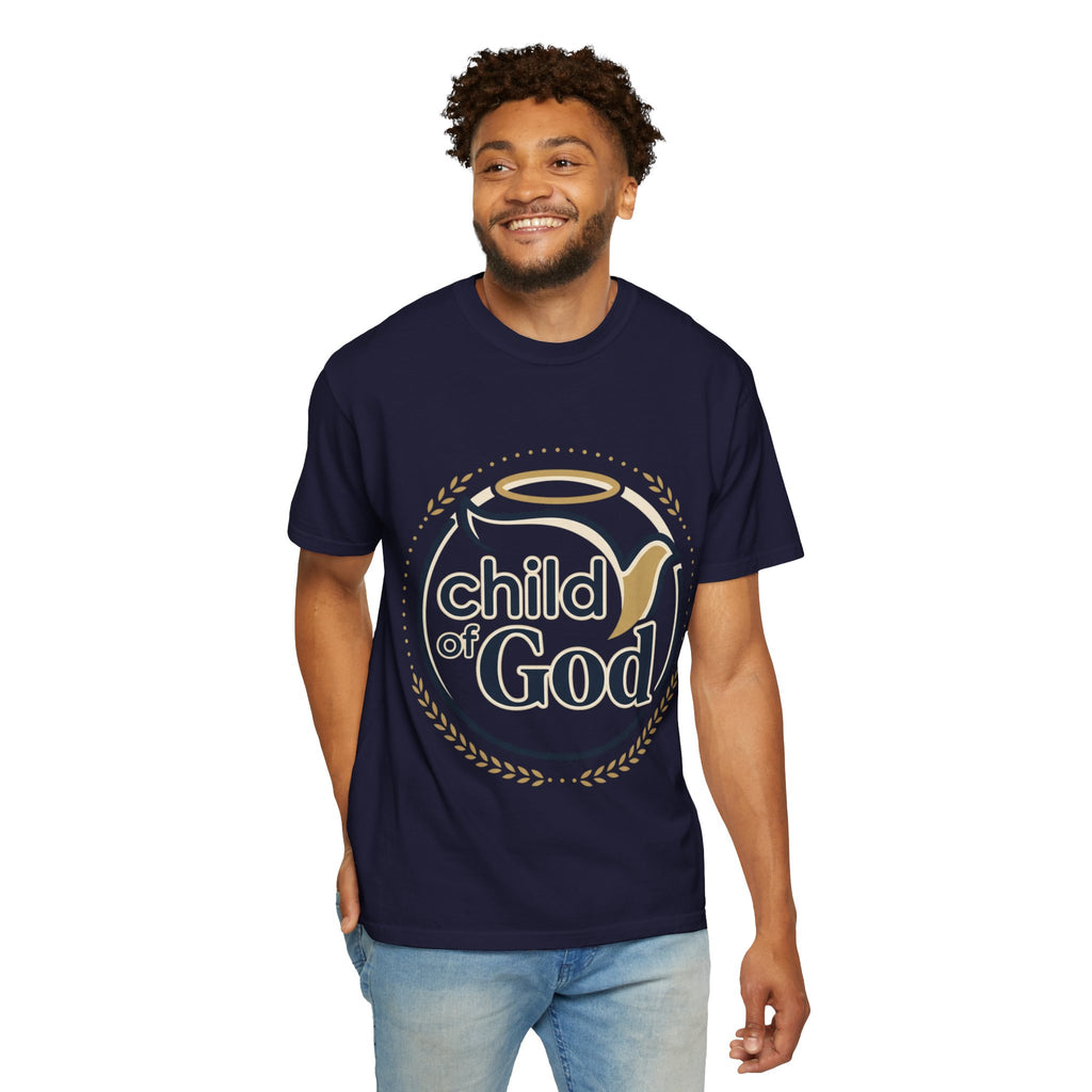 Child of God T‑Shirt — Faith Christian Tee with Dove & Halo
