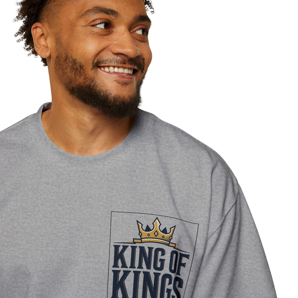 King of Kings Tee — Men's Oversized Graphic T-Shirt with Crown Design