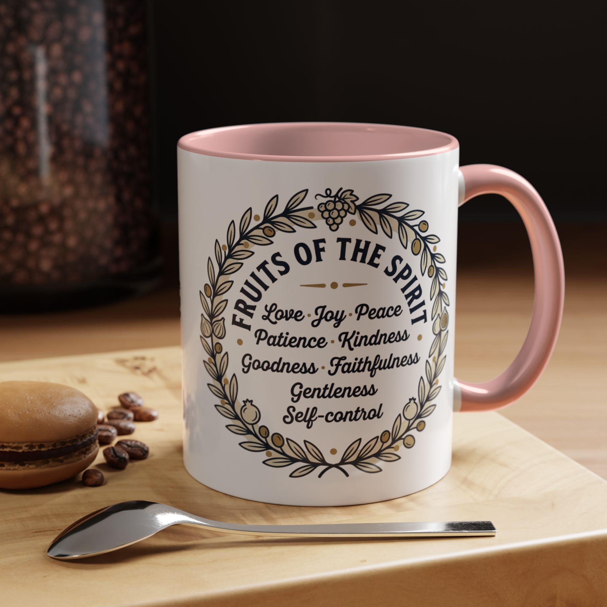 Fruits of the spirit Script Mug | Accent Coffee Mug