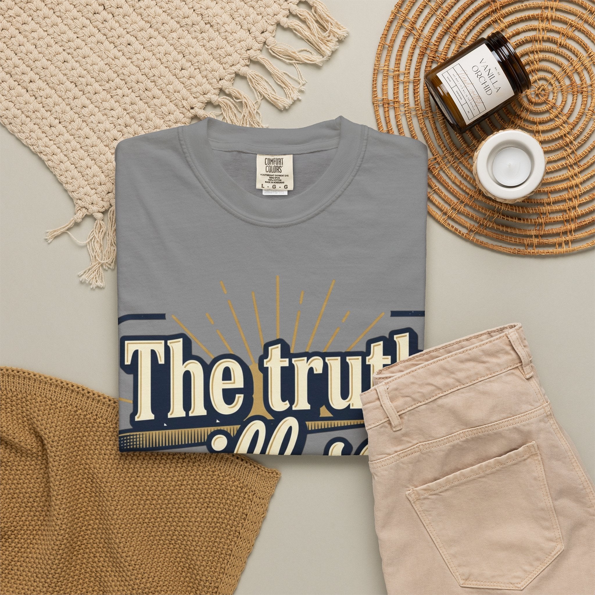 T-Shirt — "The Truth Will Set You Free" Inspirational Graphic Tee