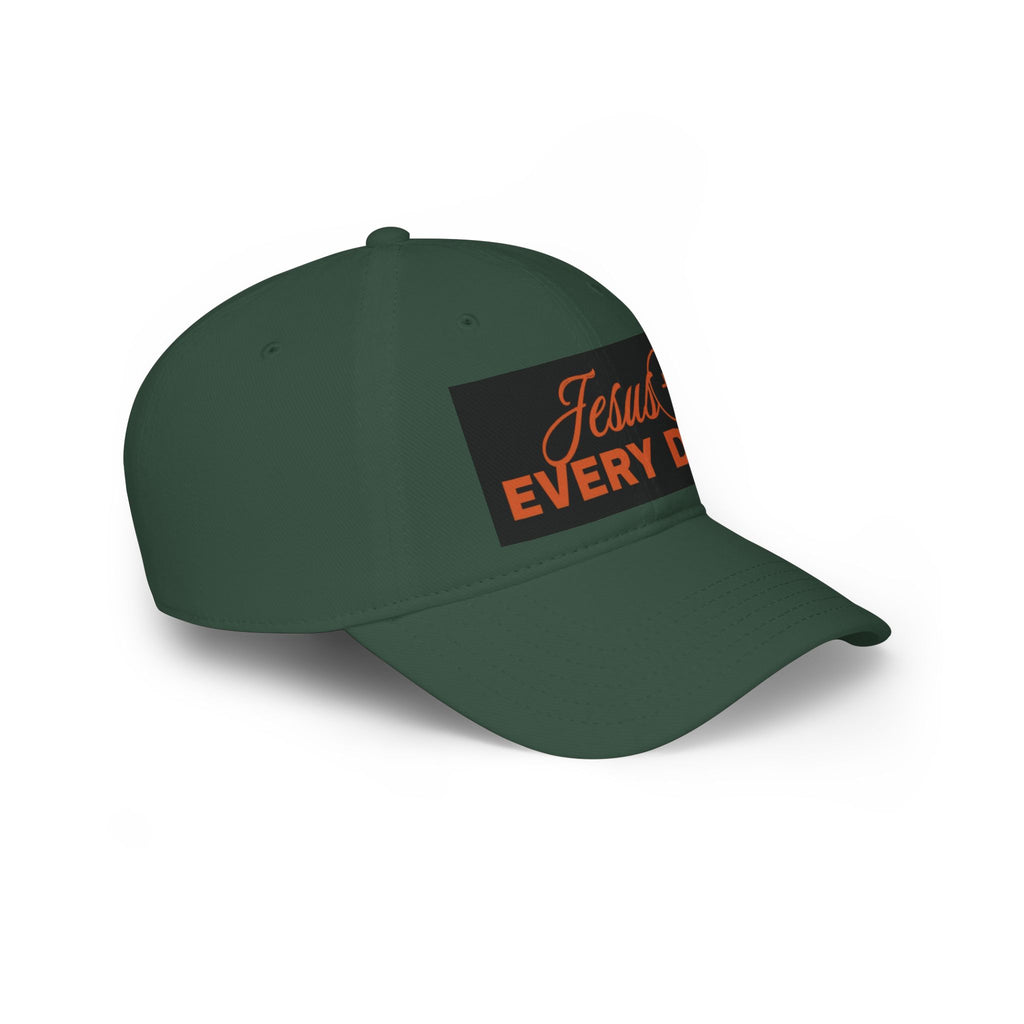 Jesus Every Day Baseball Cap | Christian Faith Hat, Scripture Inspired