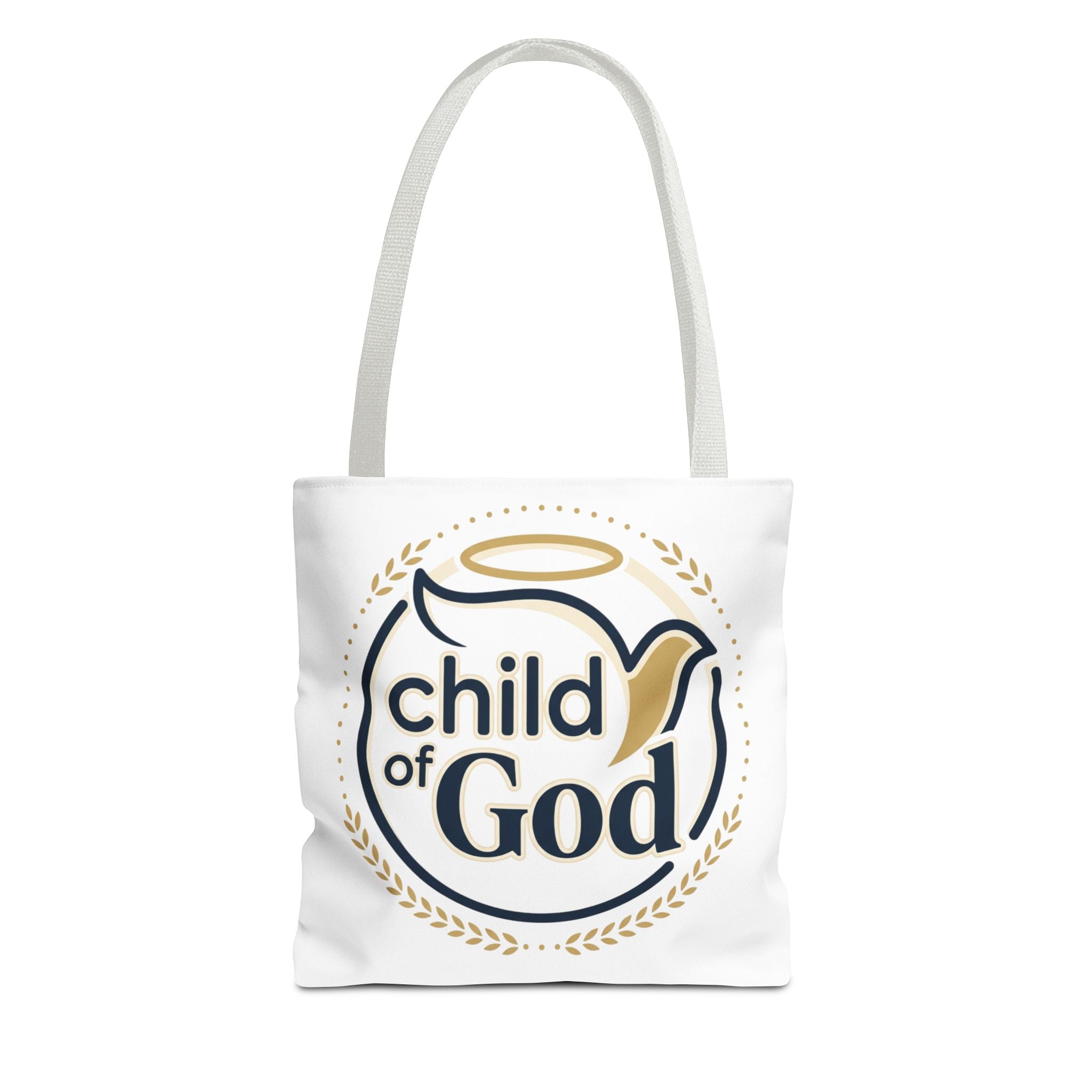 Child of God Tote Bag — All-Over Print Christian Canvas Tote
