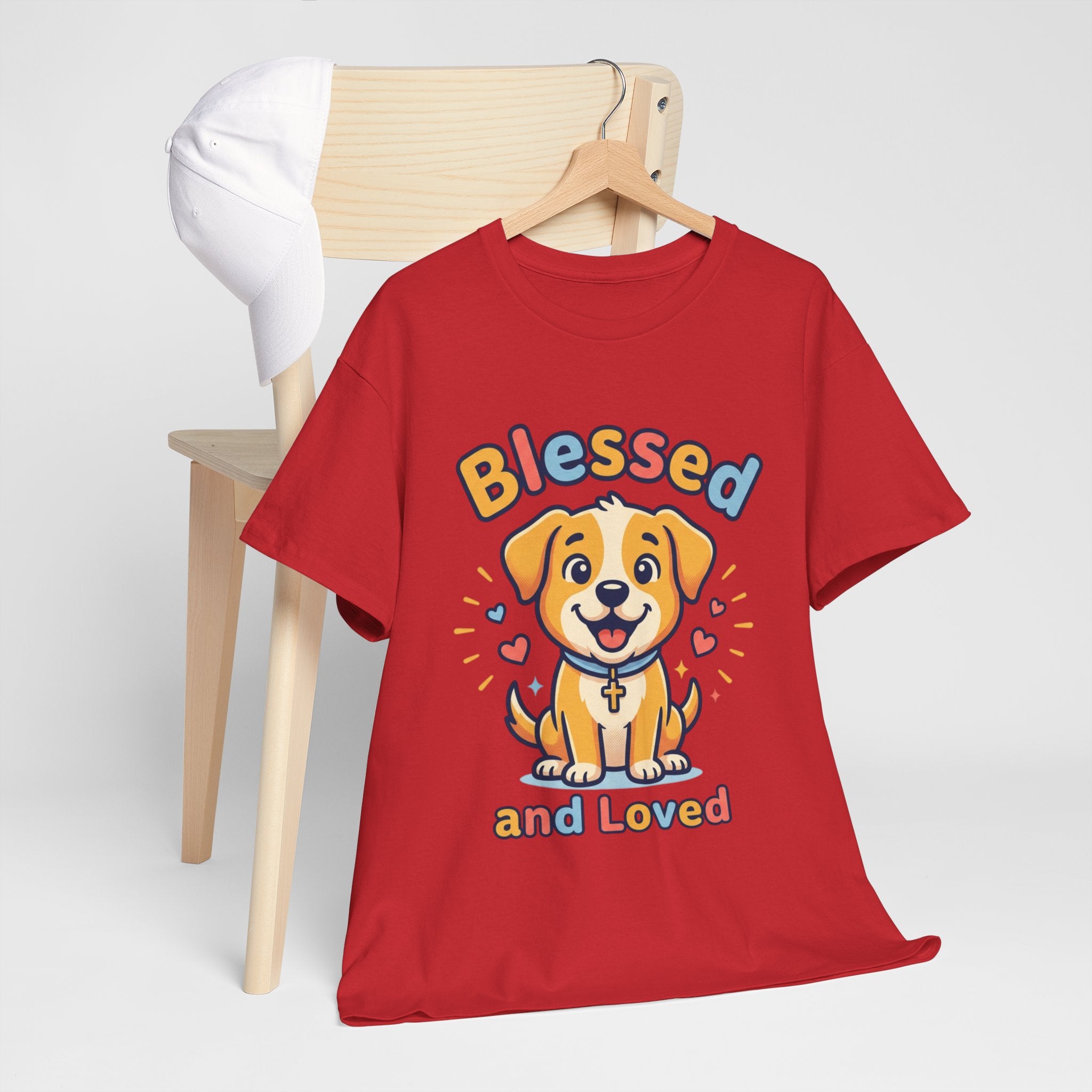 Blessed and Loved Puppy T-Shirt — Cute Dog Graphic Tee for Pet Lovers