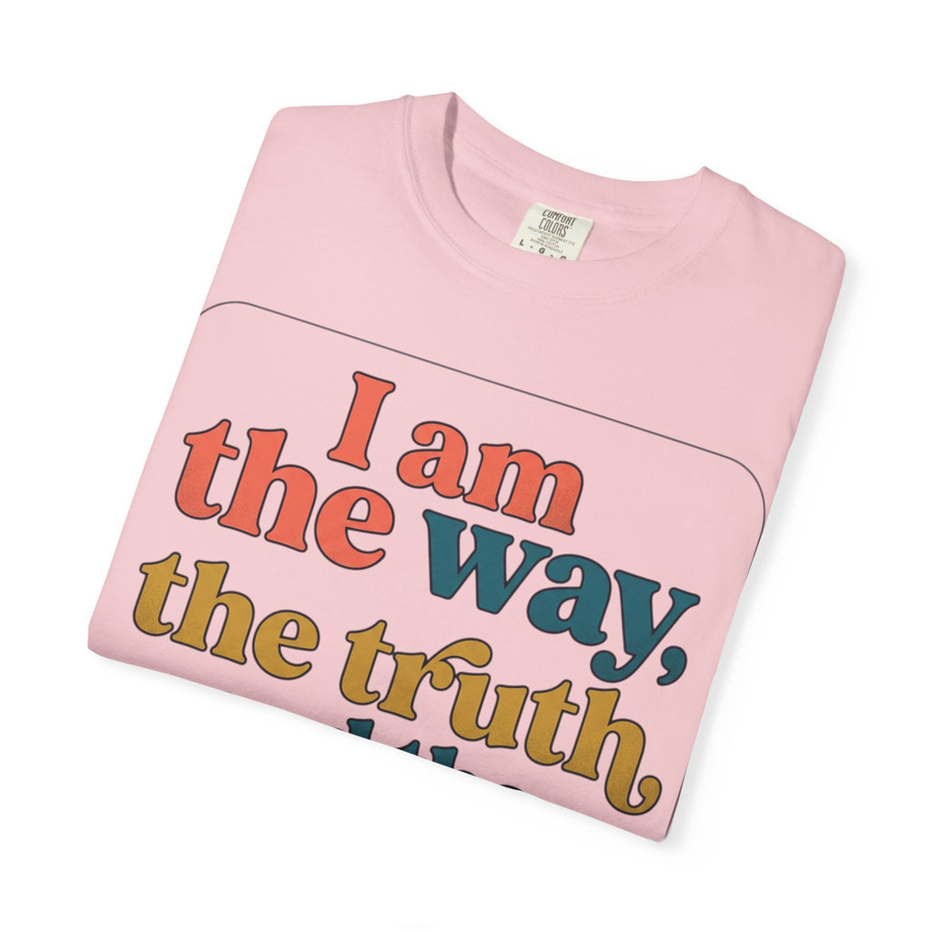 Christian T-Shirt — "I Am the Way, the Truth, and the Life" Retro Scripture Tee (John 14:6)