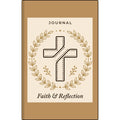 Faith & Reflection Cross Journal | Vegan Leather Notebook, Religious Devotional