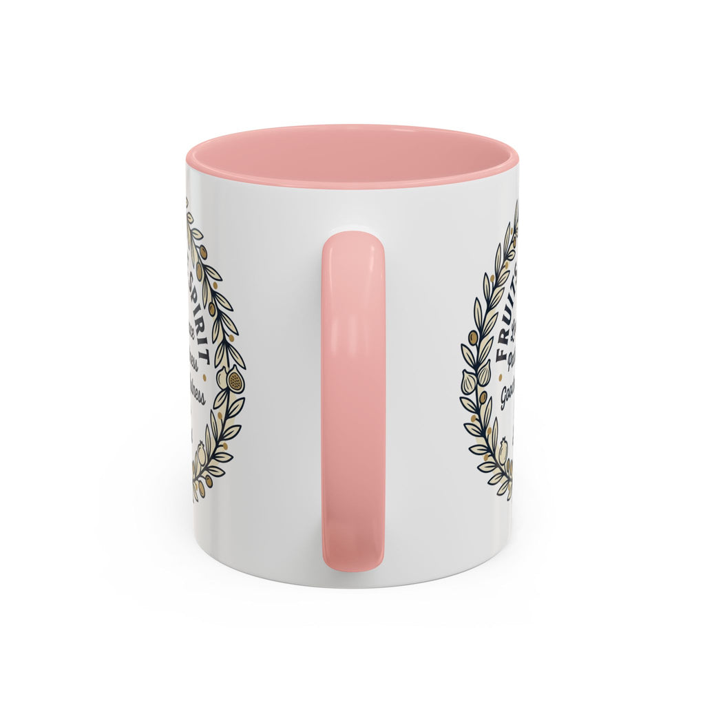 Fruits of the spirit Script Mug | Accent Coffee Mug
