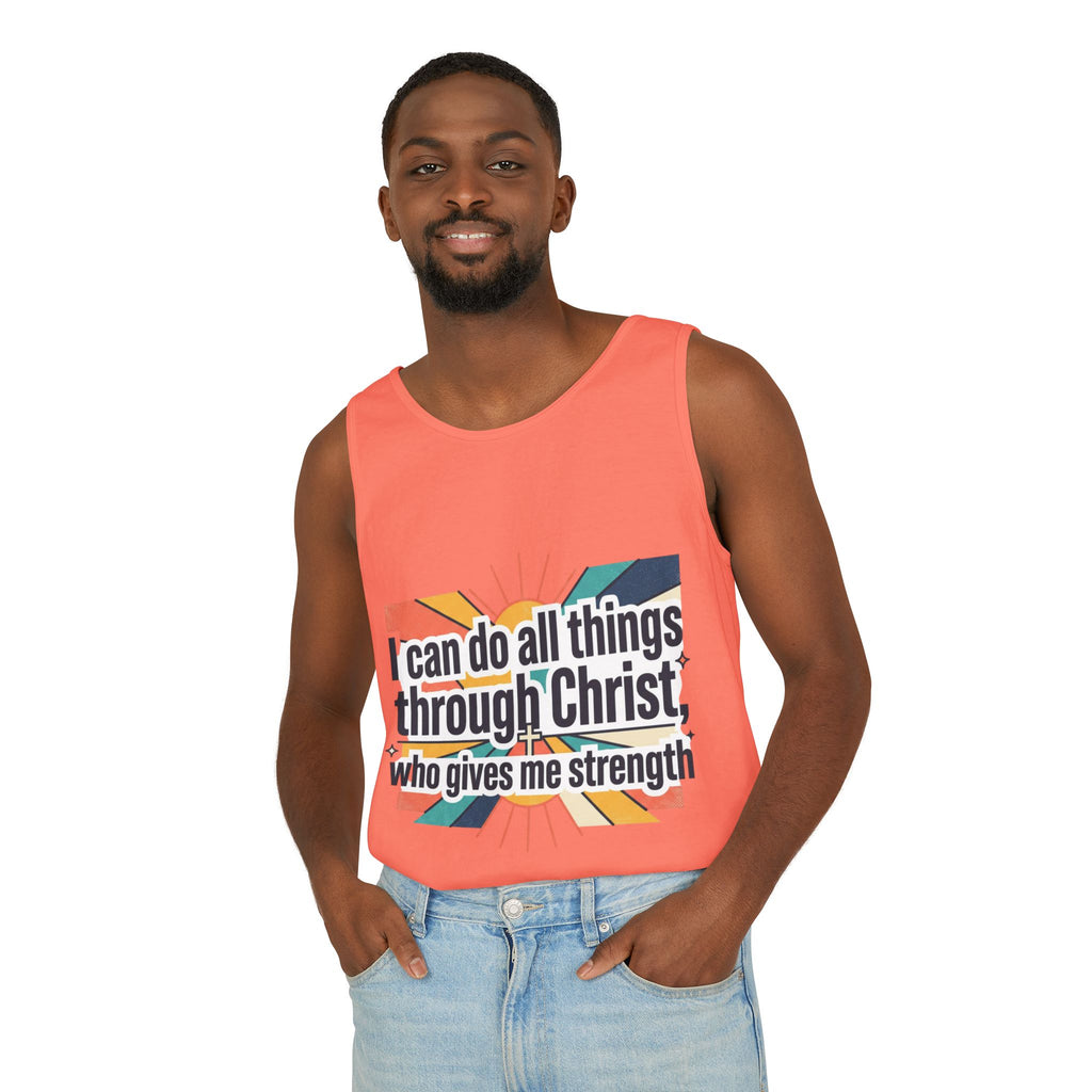I can do all things tank top | Christian faith apparel