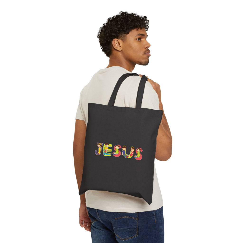Jesus Tote | Christian encouragement, pastel retro groovy