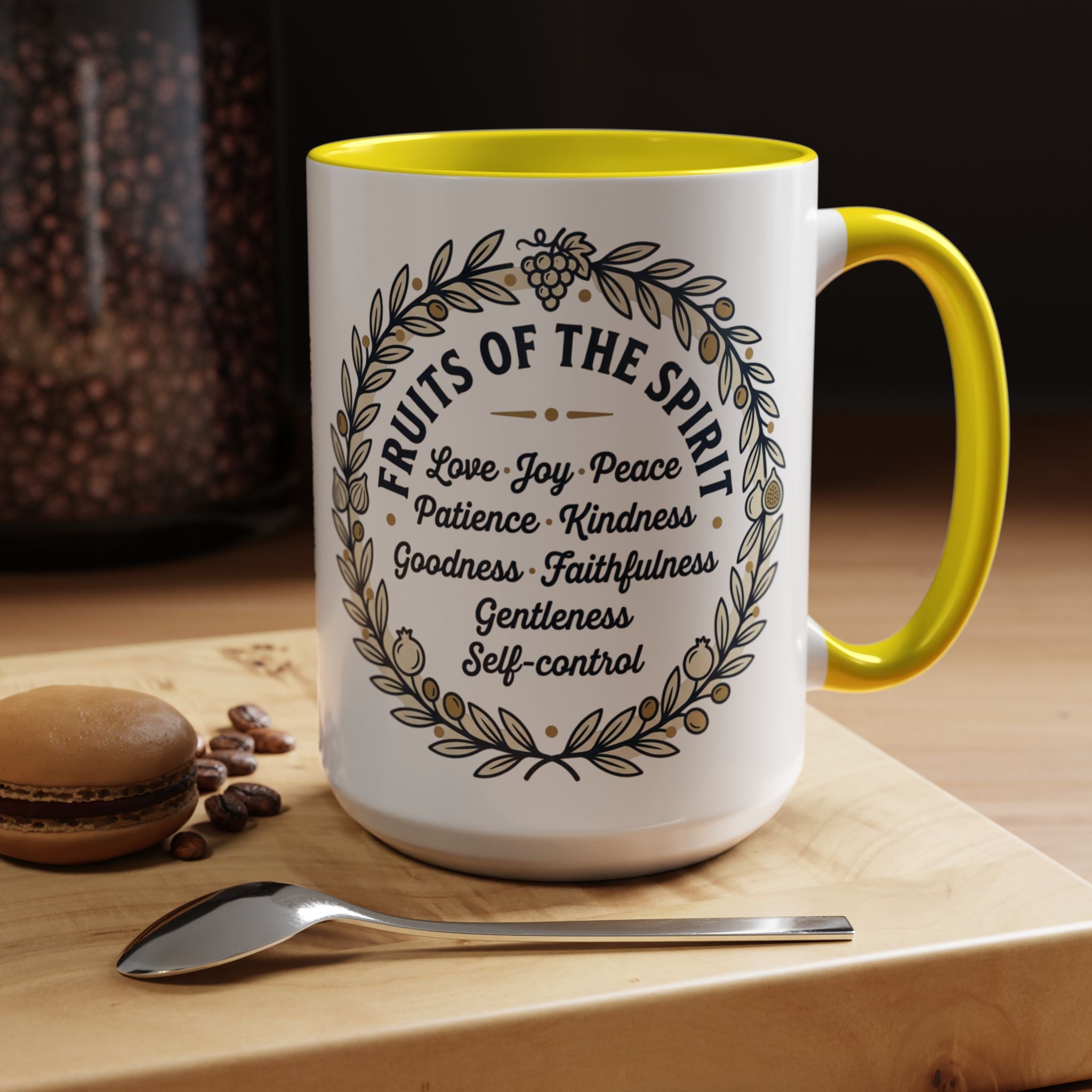 Fruits of the spirit Script Mug | Accent Coffee Mug