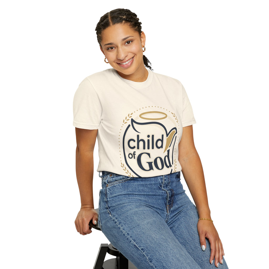 Child of God T‑Shirt — Faith Christian Tee with Dove & Halo