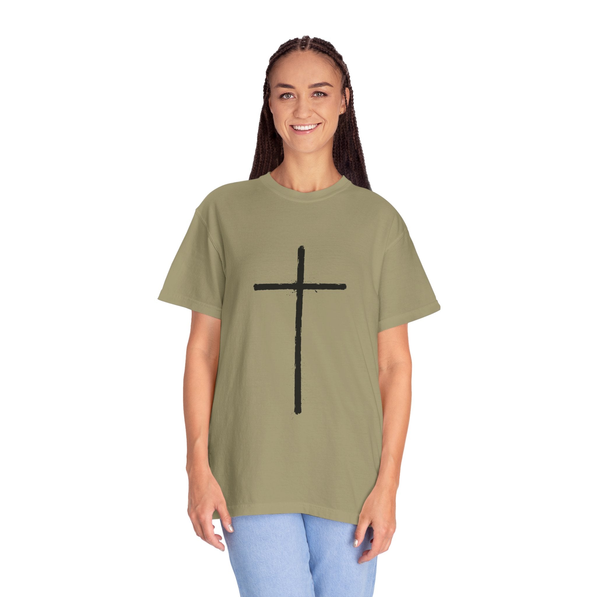Cross T-shirt | Religious Gothic Faith Design