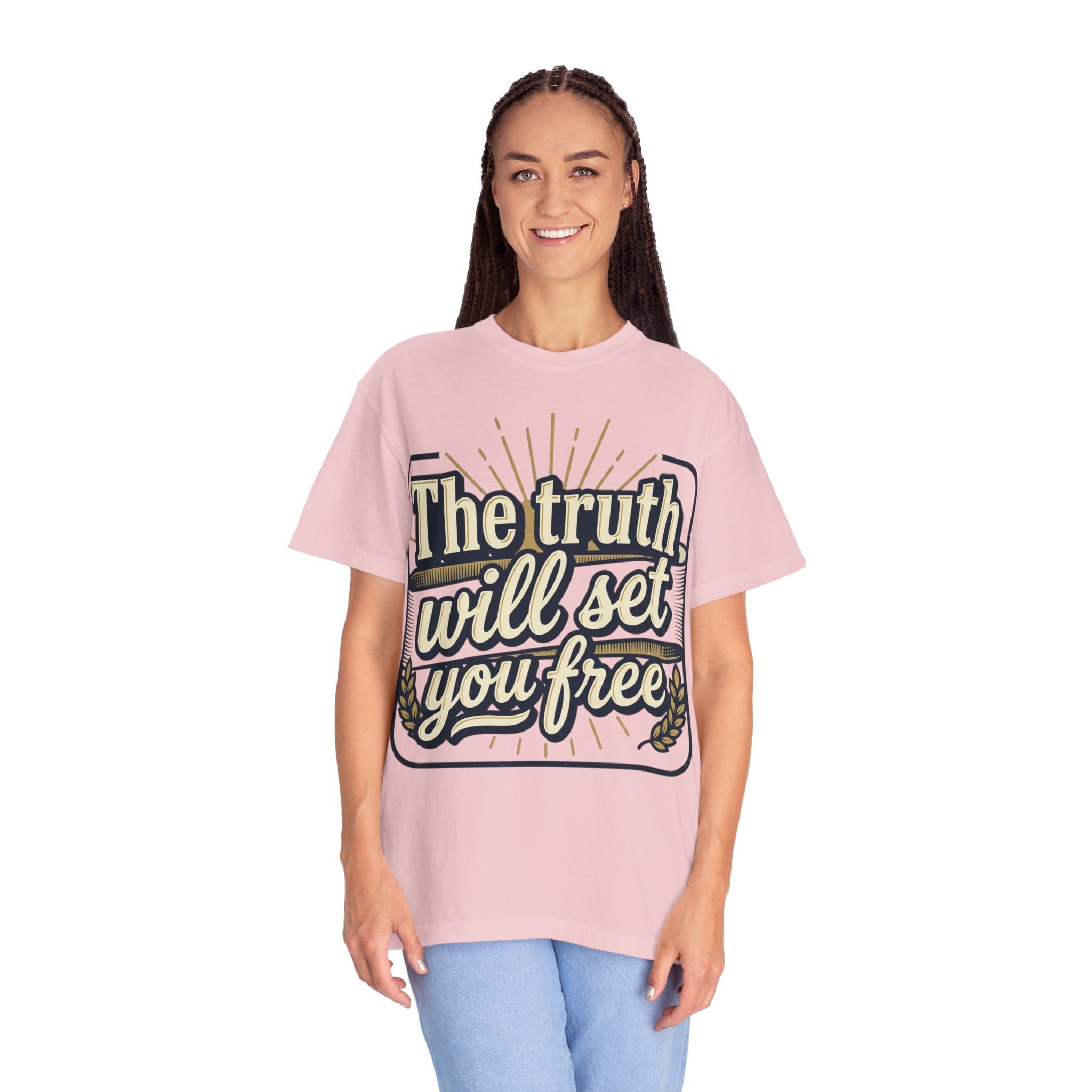 T-Shirt — "The Truth Will Set You Free" Inspirational Graphic Tee