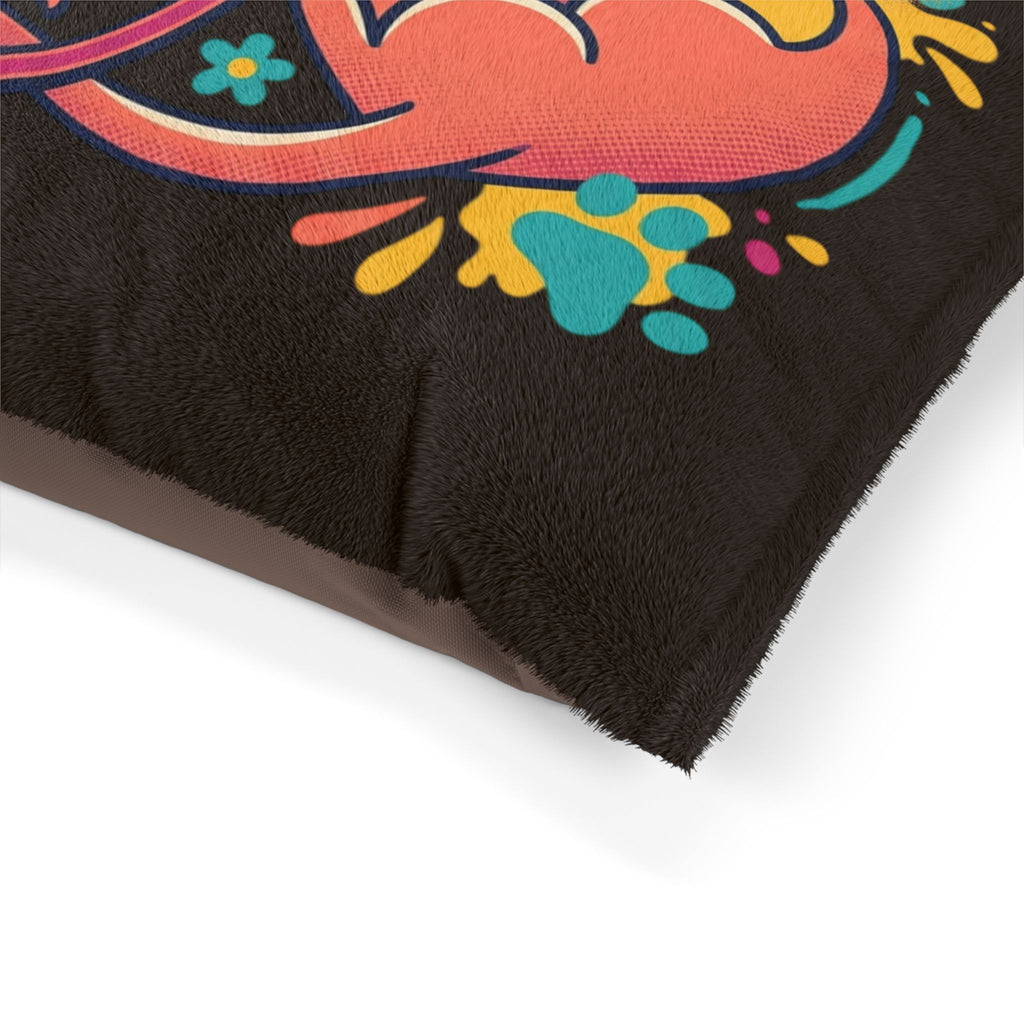 Loved Furbaby Pet Bed — Cozy Floral Dog Pillow