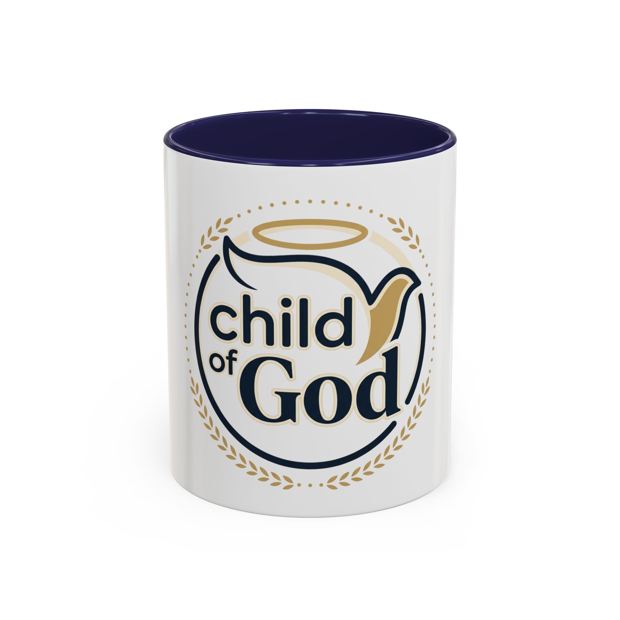 Child of God Accent Coffee Mug — 11/15 oz Christian Faith Ceramic Mug