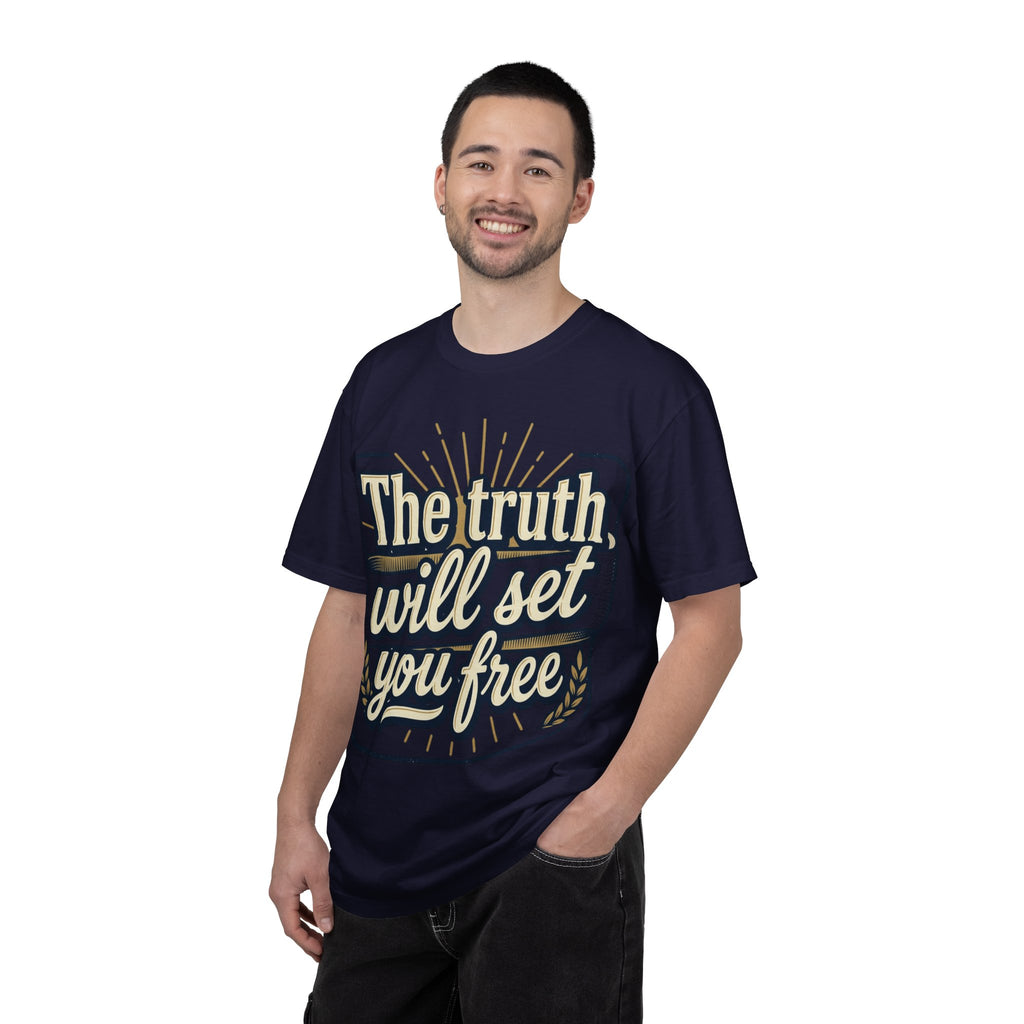 T-Shirt — "The Truth Will Set You Free" Inspirational Graphic Tee