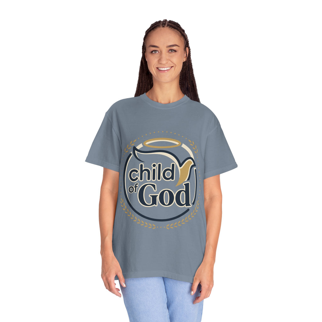 Child of God T‑Shirt — Faith Christian Tee with Dove & Halo