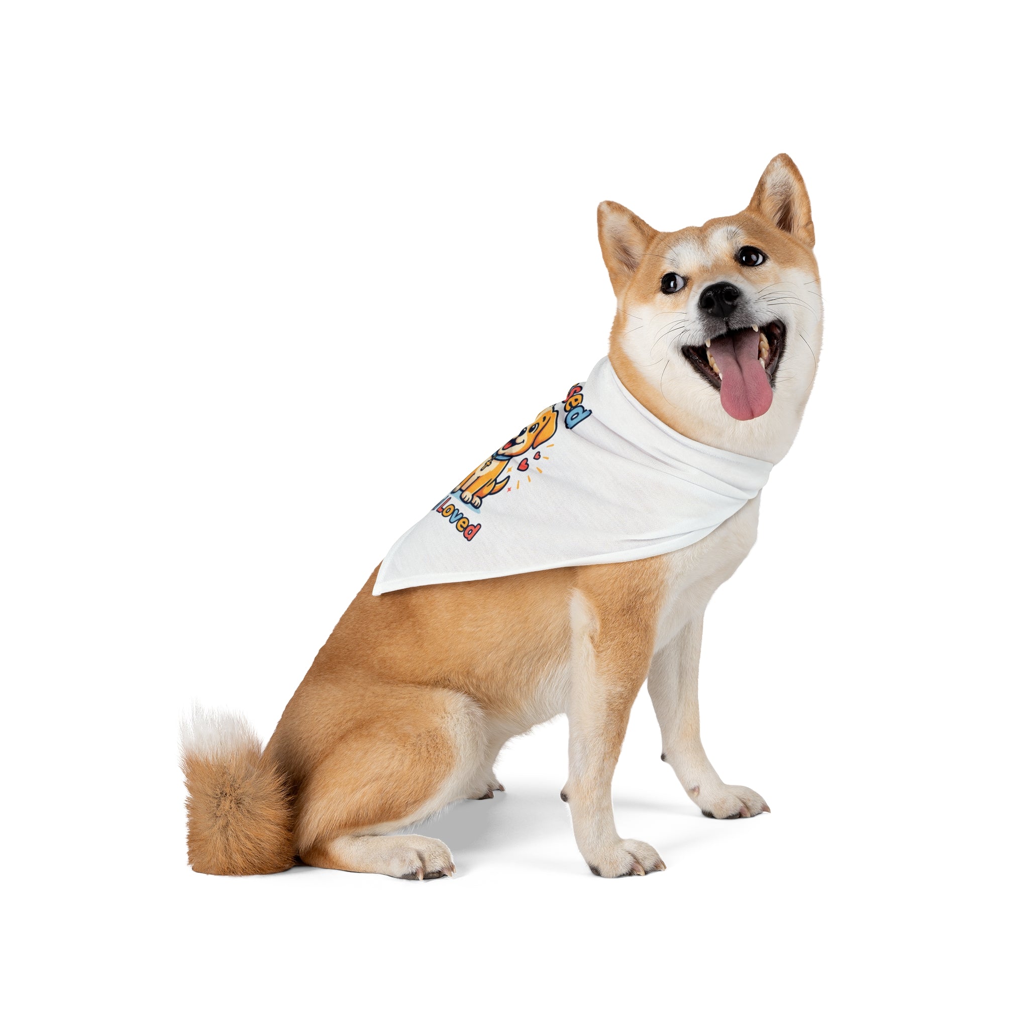 Pet Bandana — "Blessed and Loved" Cute Puppy Dog Bandana