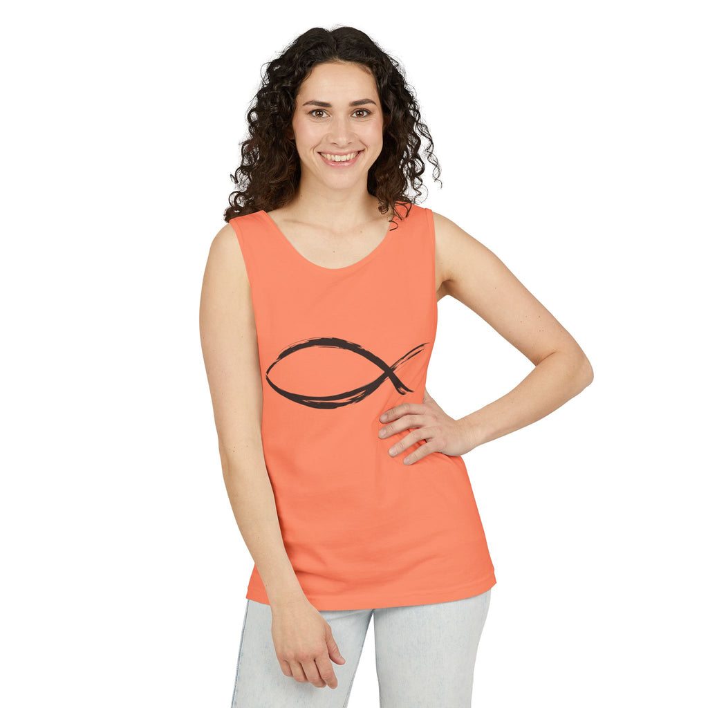 Fish Symbal tank top | Christian faith apparel