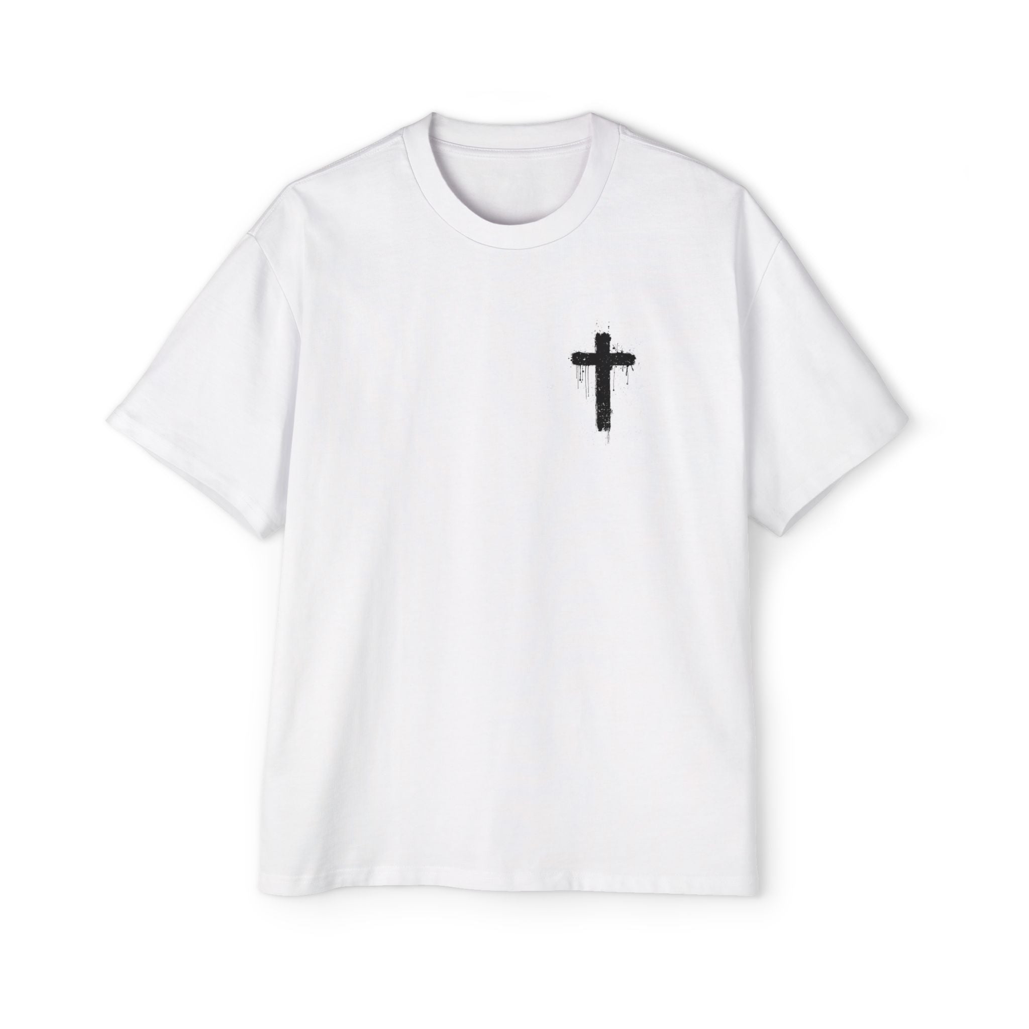 Dripping Paint Cross T-Shirt | Grunge Christian Tee