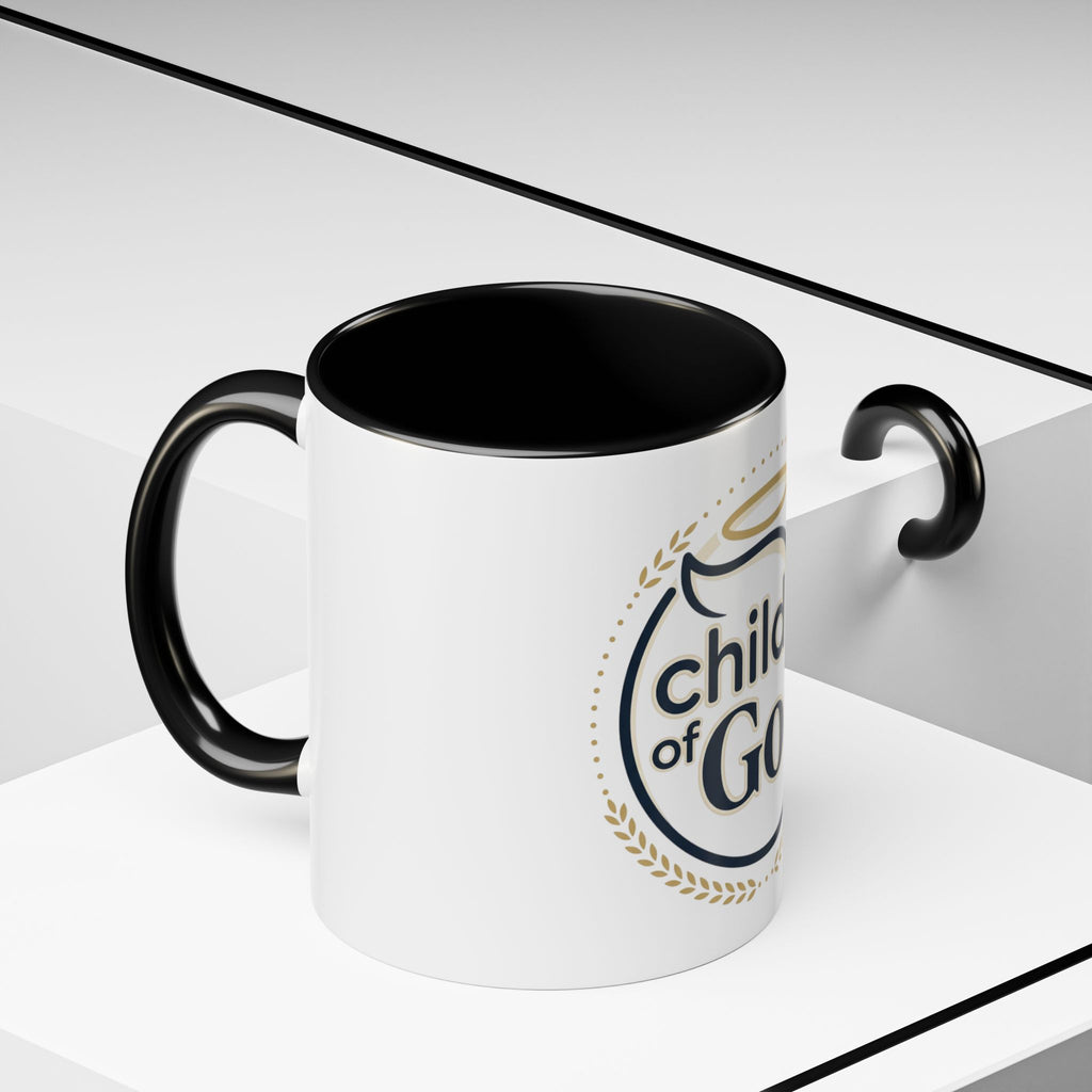 Child of God Accent Coffee Mug — 11/15 oz Christian Faith Ceramic Mug