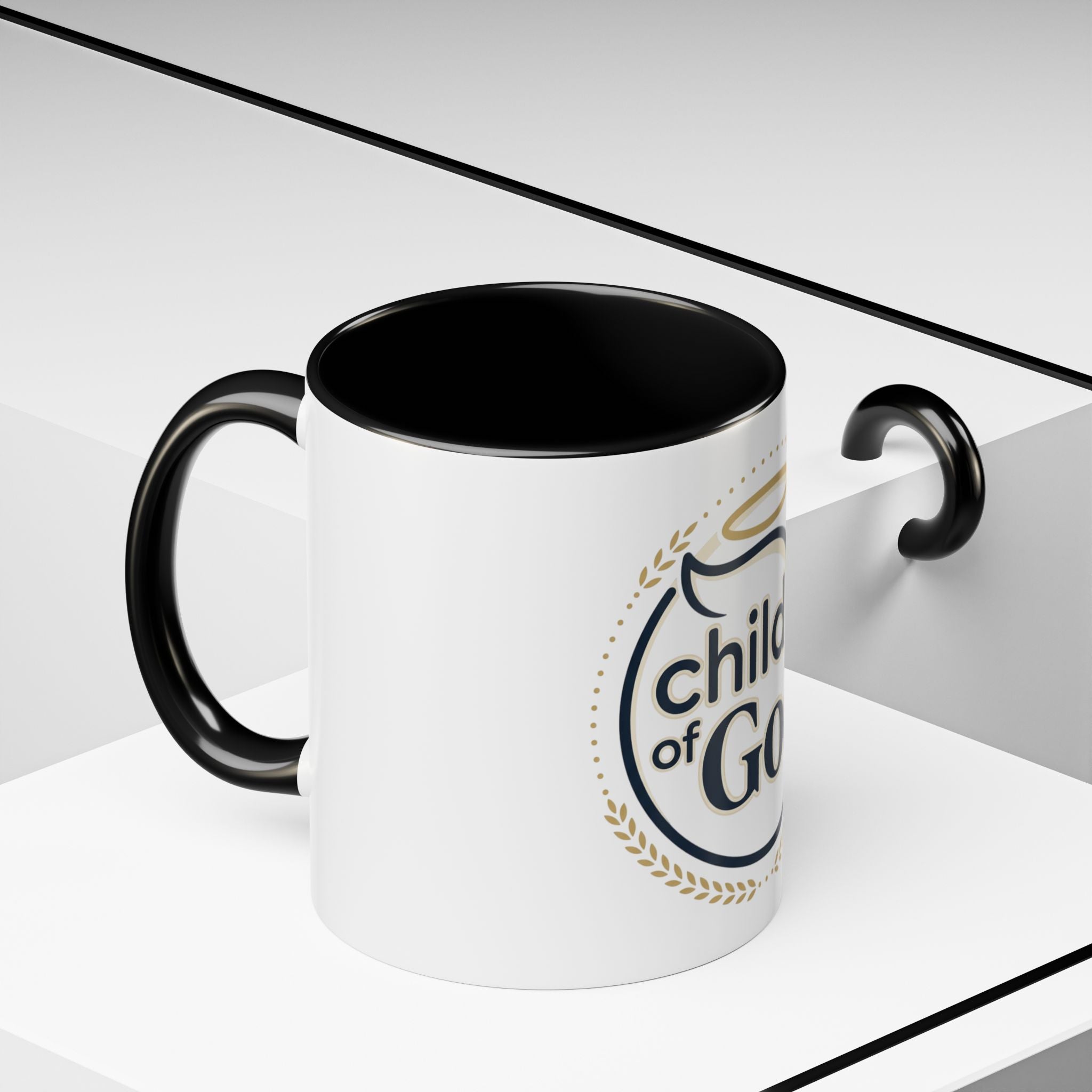 Child of God Accent Coffee Mug — 11/15 oz Christian Faith Ceramic Mug