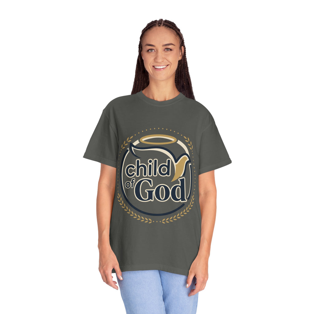 Child of God T‑Shirt — Faith Christian Tee with Dove & Halo
