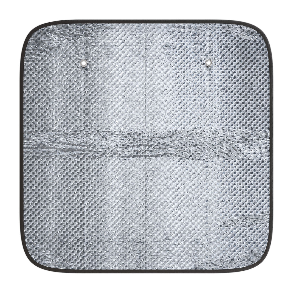 Retro Christian Cross Sunburst Car Sun Shade | Auto Windshield Cover