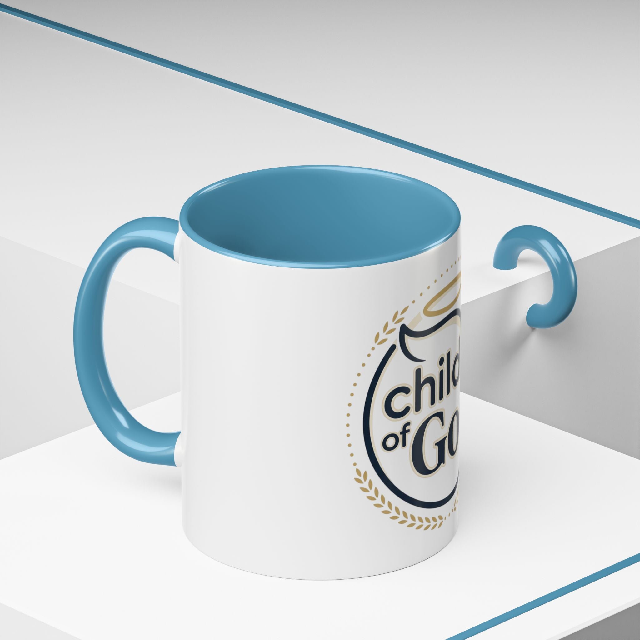 Child of God Accent Coffee Mug — 11/15 oz Christian Faith Ceramic Mug