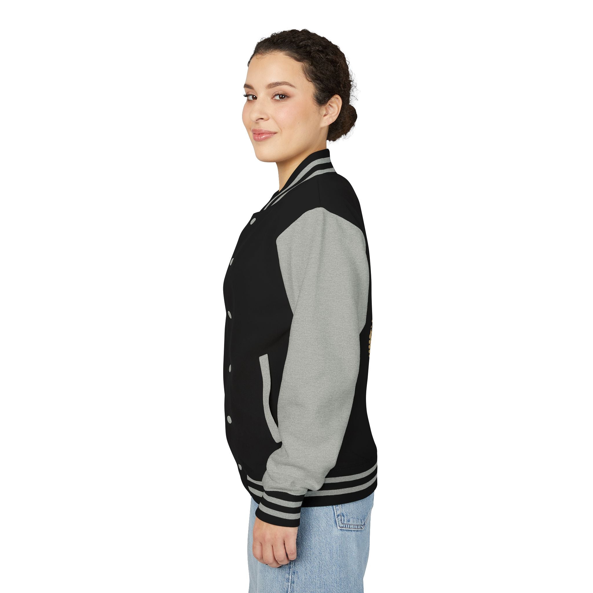 Child of God Emblem Letterman Jacket | Red White Varsity