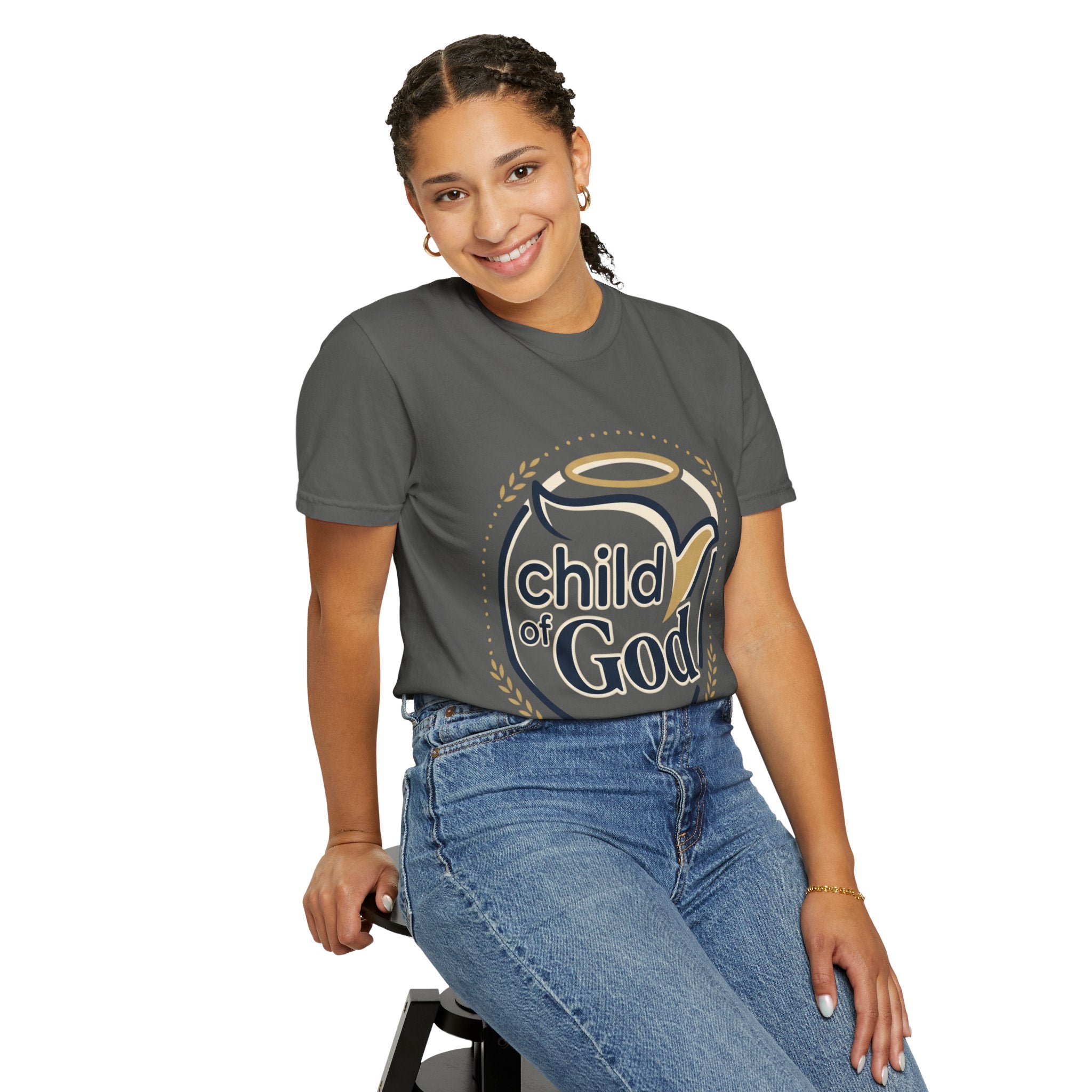 Child of God T‑Shirt — Faith Christian Tee with Dove & Halo