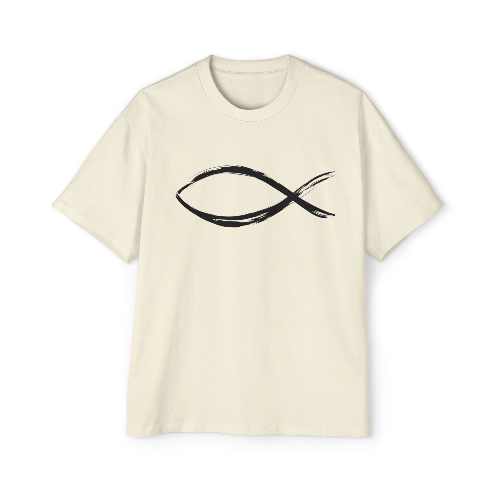 Fish Christian Symbol| Grunge Christian Tee