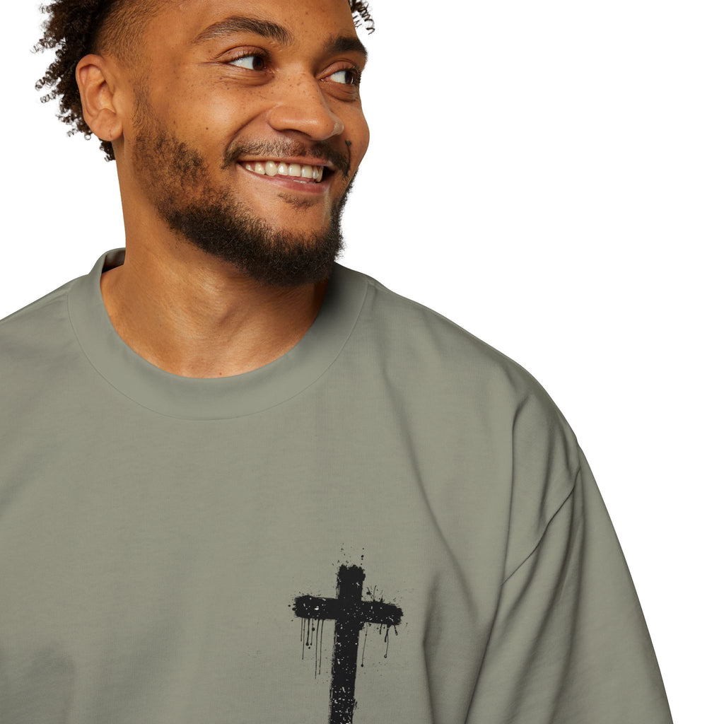 Dripping Paint Cross T-Shirt | Grunge Christian Tee